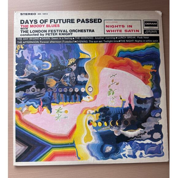 The Moody Blues Days of Future Passed Vinyl LP Deram - 1967 - Picture 1 of 7